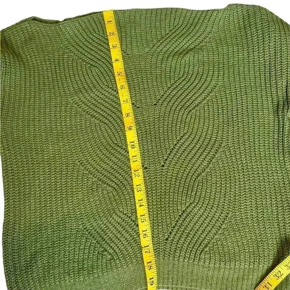 Chic Open Work Long Sleeve Knit Top. - Picture 6 of 13